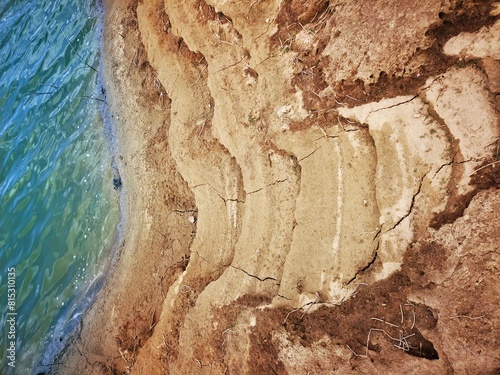 texture seat​ and​ layer of sand