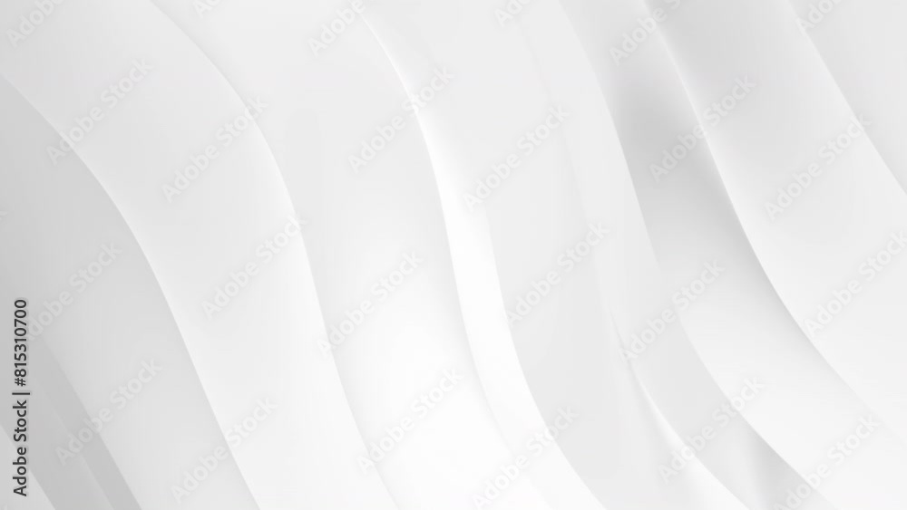 White grey curved waves motion design. Abstract corporate background. Seamless looping animation 4K footage White grey curved waves motion design. Abstract corporate background. Seamless looping animation 4K footage