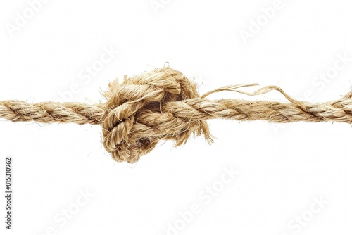 Rope Knot, isolated on white