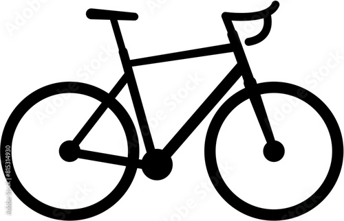 Roadbike bicycle icon. vector format file. Editable