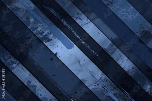 dynamic tech background with dark indigo grunge stripes abstract vector illustration © furyon