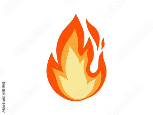 Fire Flame Burning Background Illustration 