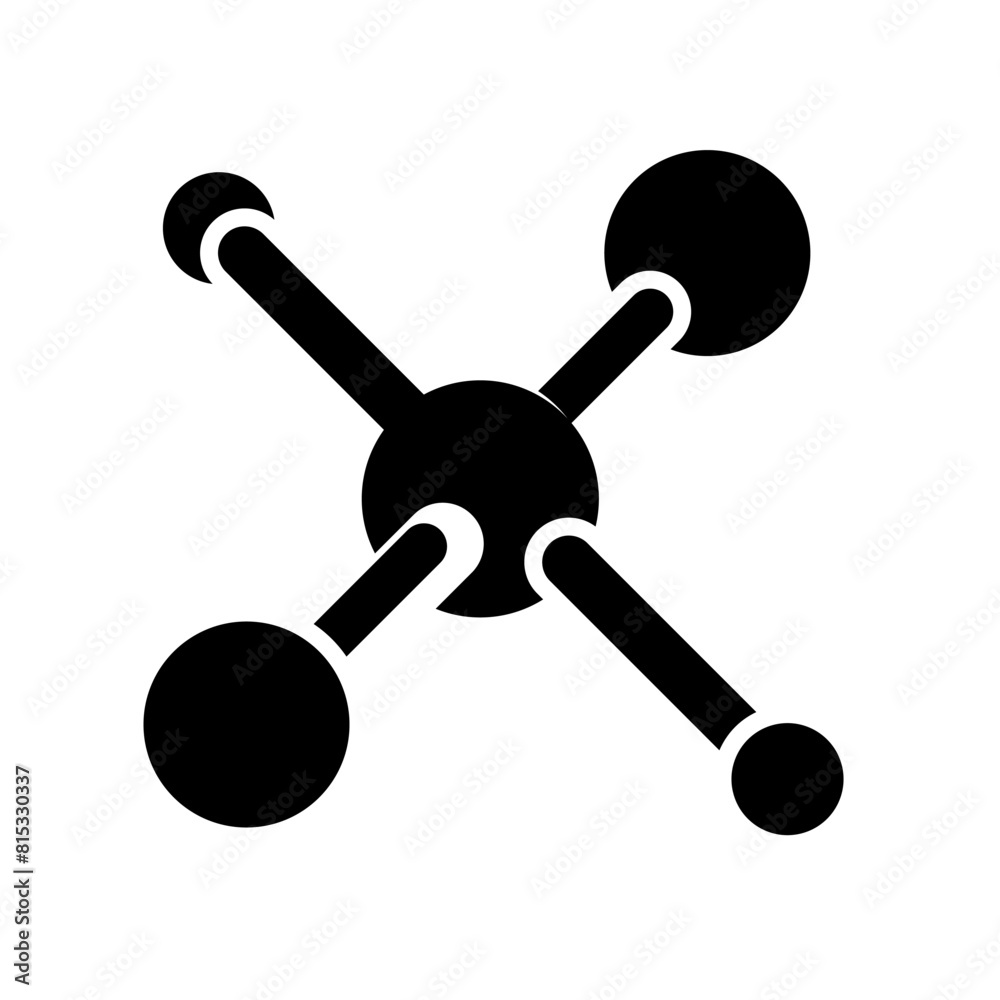 Molecule icon template Molecule icon template