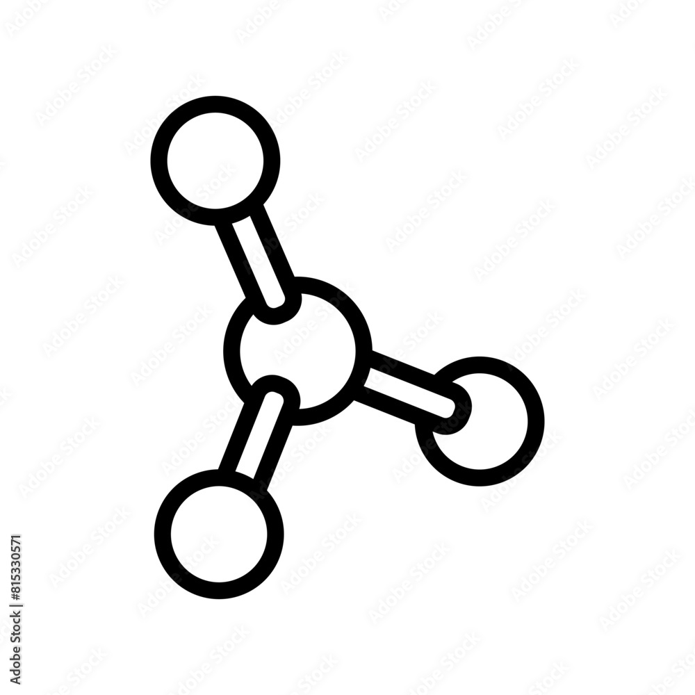 Molecule icon template Molecule icon template