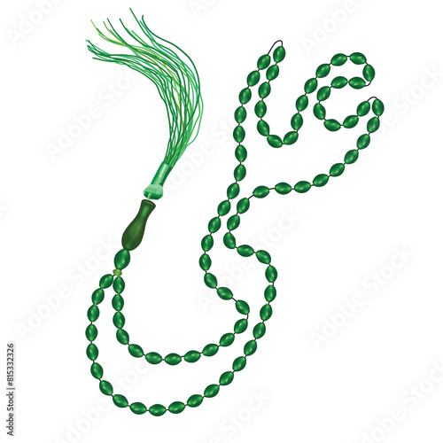 Imam ali name written with tasbih
