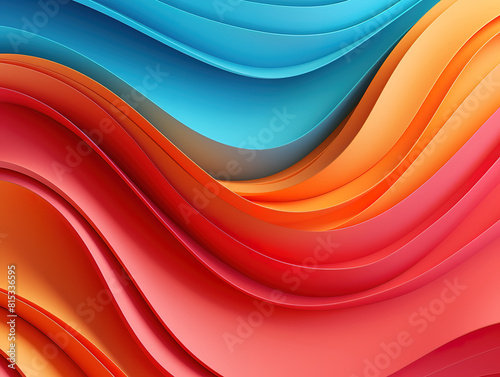 Dynamic wavy line abstract background