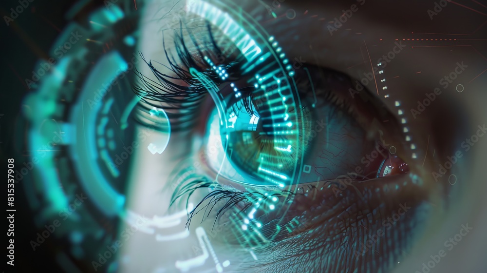 Eye focus privacy at risk: A warning for device users, super realistic Eye focus privacy at risk: A warning for device users, super realistic