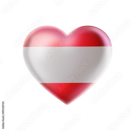 Free Download flag with ribbons, rosette, peruvian flag, 3d illustration - GFXLoad