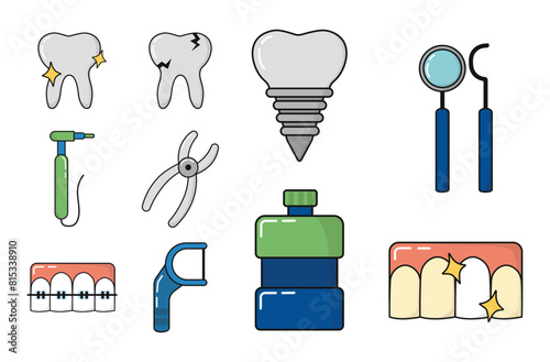 Dental Icon Set