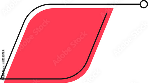 Callout Box Shape Design Element Vector
