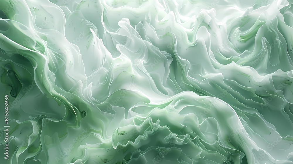 Digital technology green and white flowing lines poster PPT background Digital technology green and white flowing lines poster PPT background