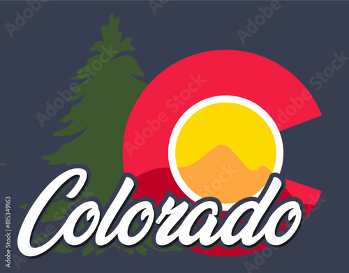 colorado state with mountain views