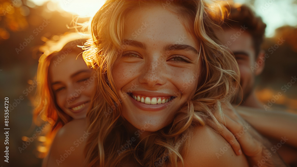 a group hug, close-up of several people embracing, details of smiling faces and interlocked arms,generative ai a group hug, close-up of several people embracing, details of smiling faces and interlocked arms,generative ai