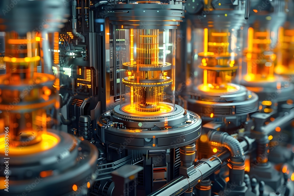 Cutting-Edge Nuclear Energy Infrastructure for Developing Nations:A 3D Rendering Showcasing Engineering