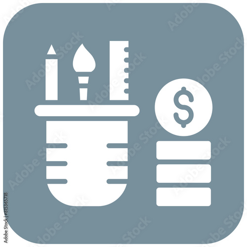 Profitable Design icon vector image. Can be used for Design.