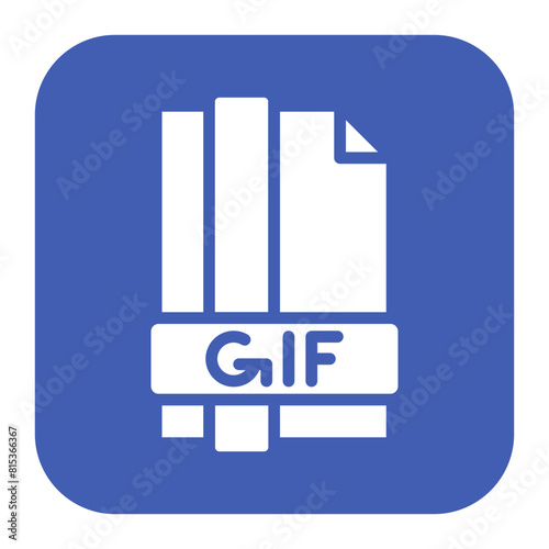 GIFs icon vector image. Can be used for Crowdfunding.