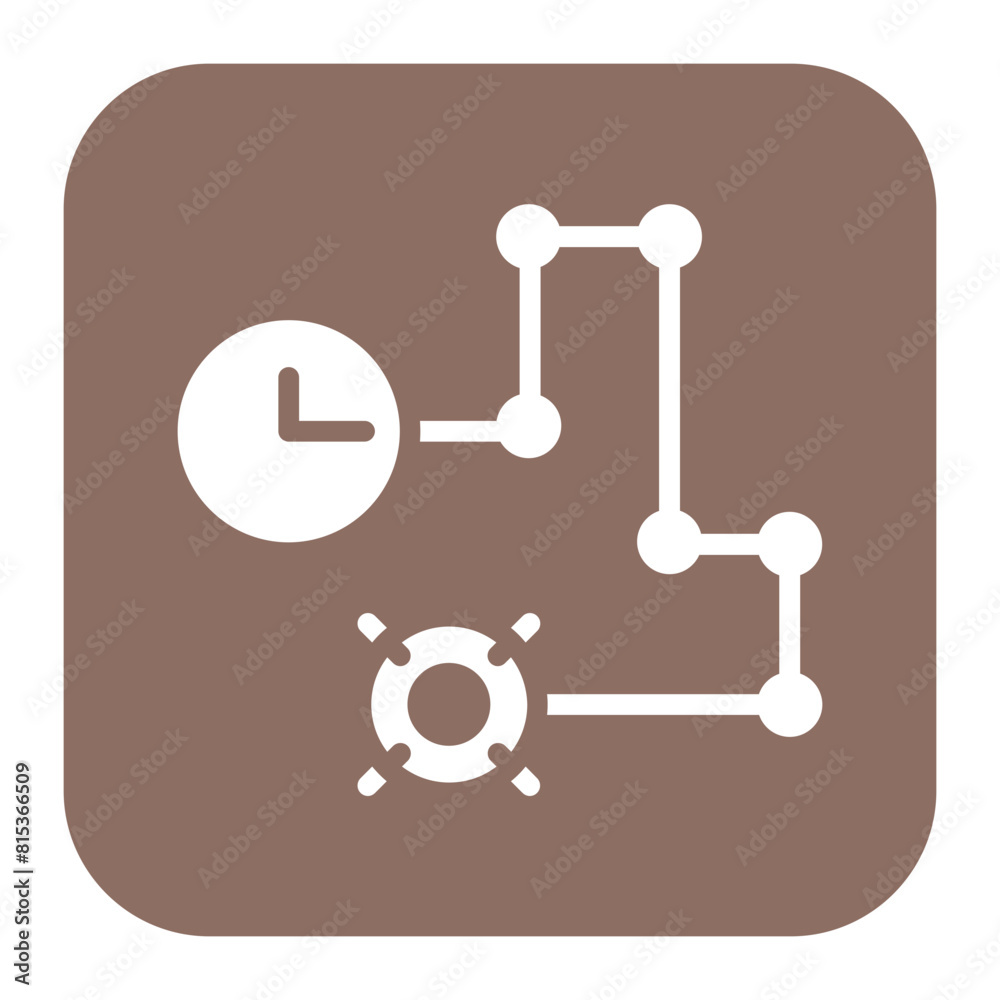 Project Timeline icon vector image. Can be used for Crowdfunding. Project Timeline icon vector image. Can be used for Crowdfunding.