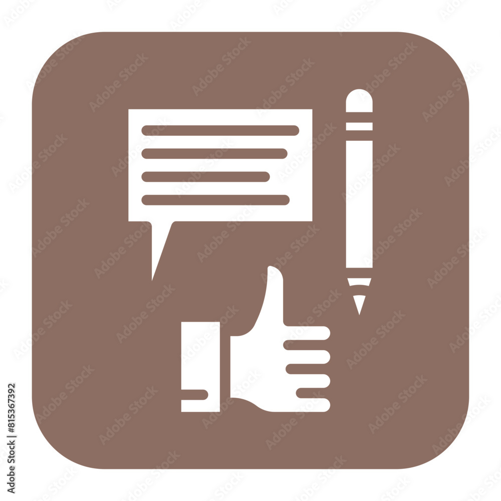 Feedback icon vector image. Can be used for Public Relations Agency. Feedback icon vector image. Can be used for Public Relations Agency.