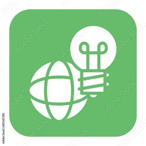 Global Initiatives icon vector image. Can be used for Public Relations Agency.