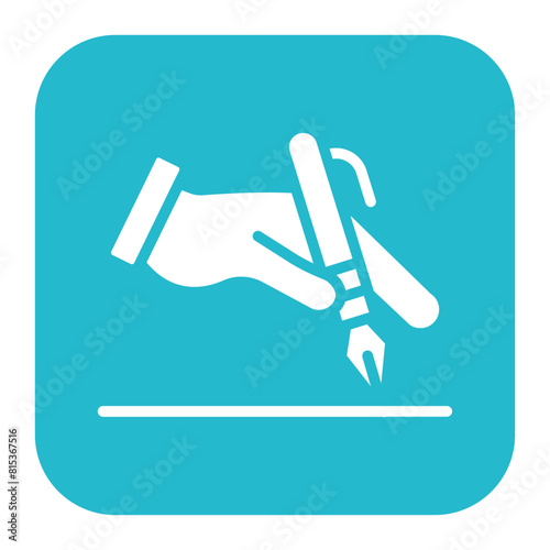 Speech Writing icon vector image. Can be used for Public Relations Agency.