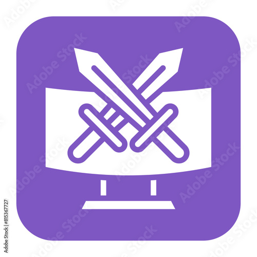 Moba icon vector image. Can be used for Game Development.