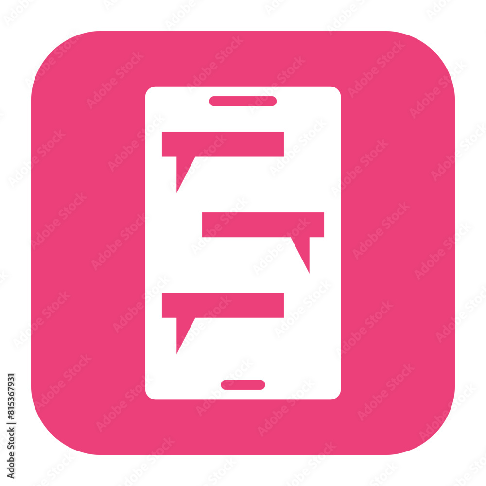 Online Chatting icon vector image. Can be used for New Media.