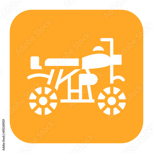 Bike icon vector image. Can be used for Battle Royale.