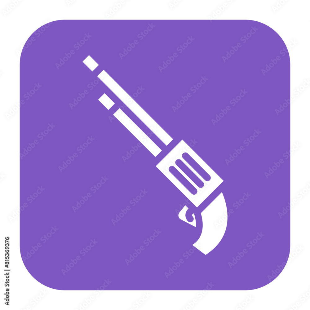 Shotgun icon vector image. Can be used for Battle Royale.