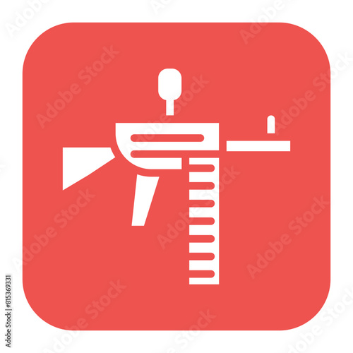 Light Machine Gun icon vector image. Can be used for Battle Royale.