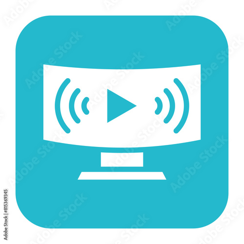 Livestream icon vector image. Can be used for Battle Royale.