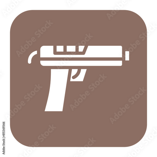 Pistol icon vector image. Can be used for Battle Royale.