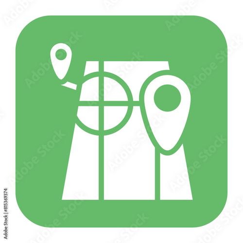 Red Zone icon vector image. Can be used for Battle Royale.
