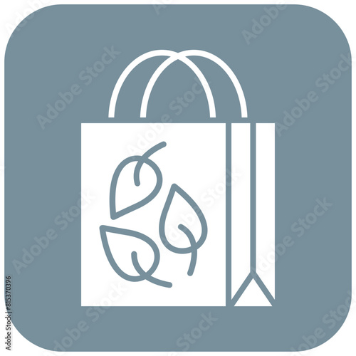 Compost Plastic Packaging icon vector image. Can be used for Economy.