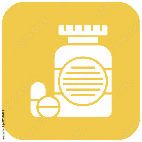 Drugs icon vector image. Can be used for Bioengineering.