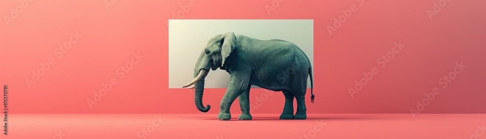 The elephant in the room is a metaphor for a problem that everyone knows about but no one wants to talk about.