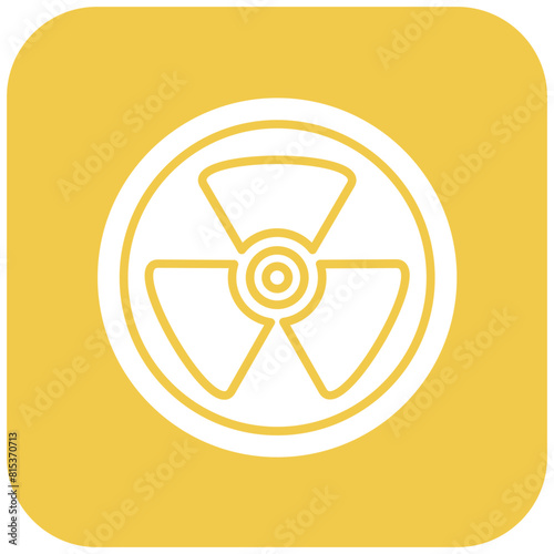 Radiation icon vector image. Can be used for Bioengineering.
