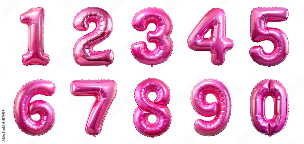 Pink Foil balloons, alphabet letters and numbers. 3d realistic symbols. Festive decorations set, Golden Number Balloons 0 to 9. Foil and latex balloons. Helium balloons for anniversary and wedding Pink Foil balloons, alphabet letters and numbers. 3d realistic symbols. Festive decorations set, Golden Number Balloons 0 to 9. Foil and latex balloons. Helium balloons for anniversary and wedding