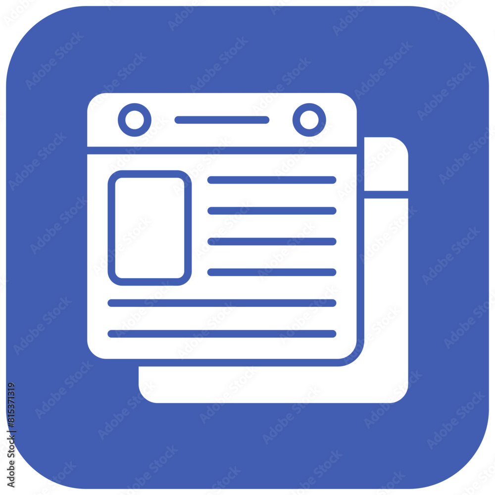 Content icon vector image. Can be used for Project Management.