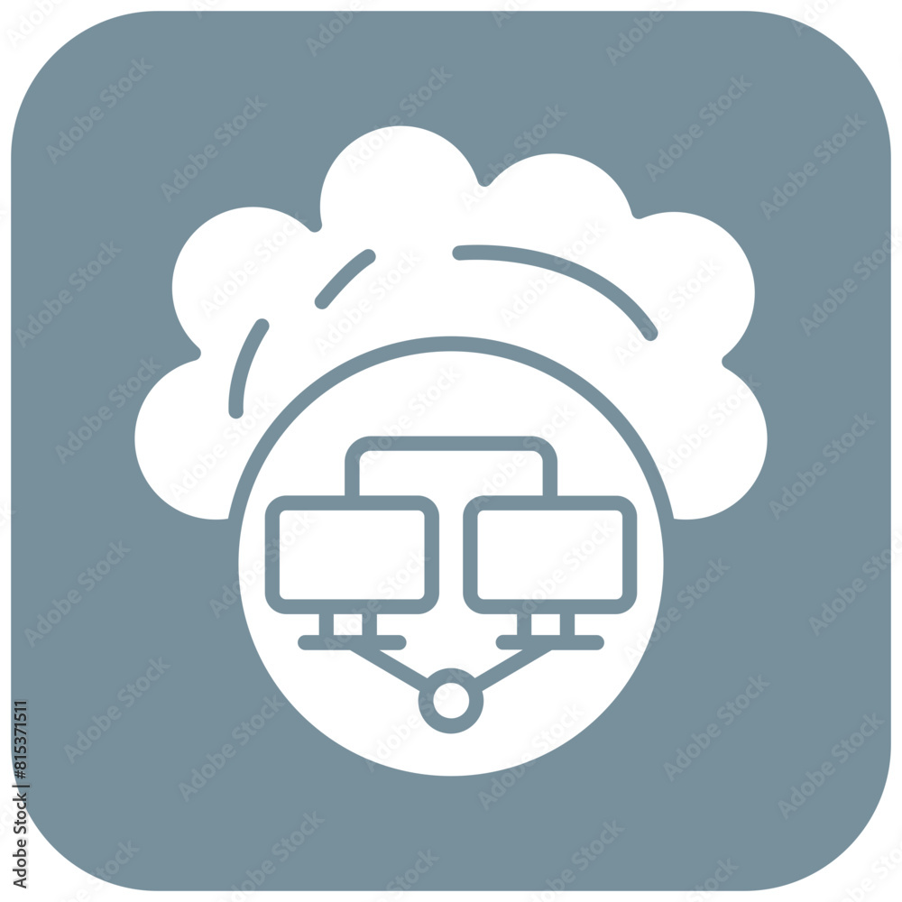 Cloud Computing icon vector image. Can be used for Web Hosting. Cloud Computing icon vector image. Can be used for Web Hosting.