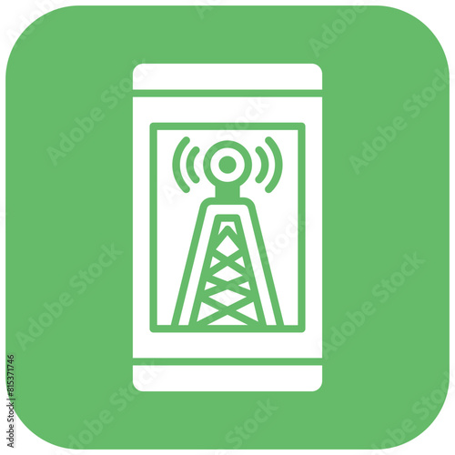 Mobile Network icon vector image. Can be used for Web Hosting.