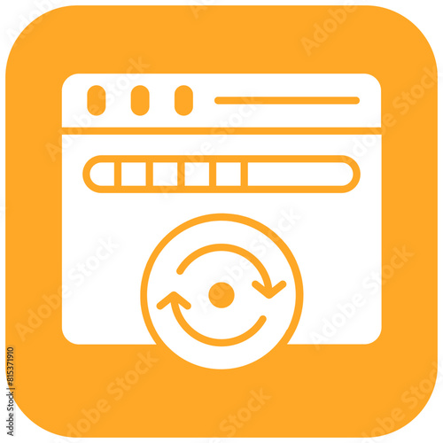Page Loading icon vector image. Can be used for Web Hosting.