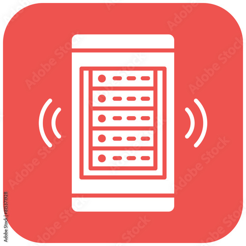 Server Control icon vector image. Can be used for Web Hosting.