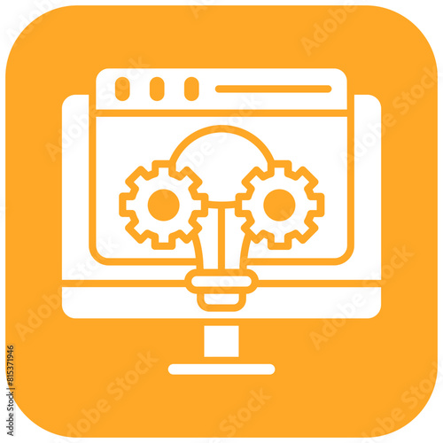 Solution icon vector image. Can be used for Web Hosting.