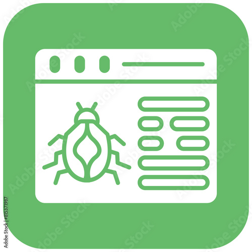 Web Malware icon vector image. Can be used for Web Hosting.