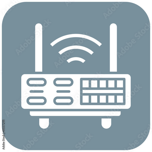 Wireless Modem icon vector image. Can be used for Web Hosting.