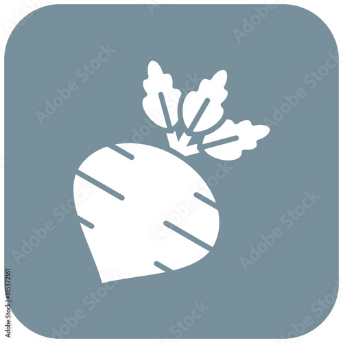 Beet icon vector image. Can be used for Gardening.