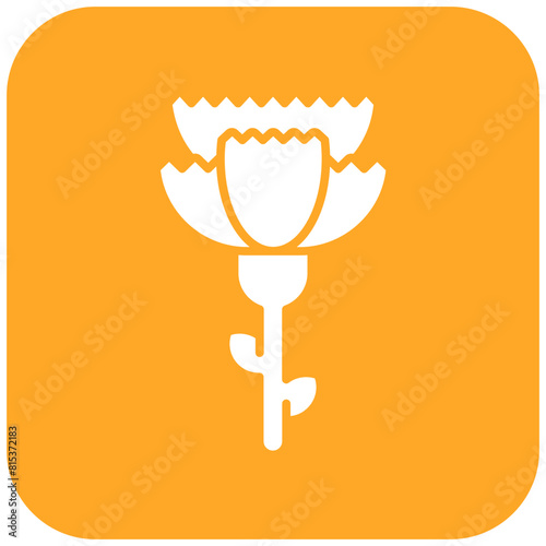 Carnation icon vector image. Can be used for Gardening.