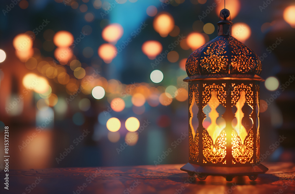 lantern in the night in ramadan lantern in the night in ramadan