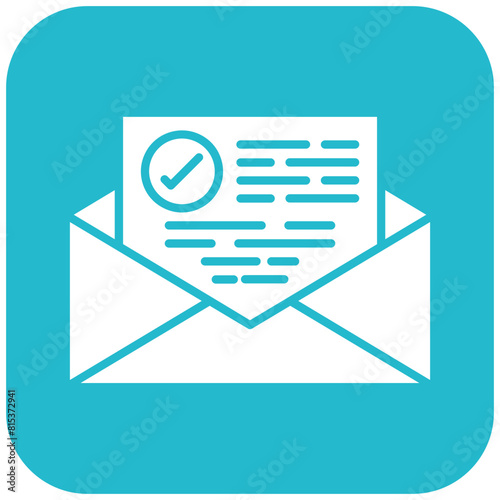Email Verification icon vector image. Can be used for Online Money Services.