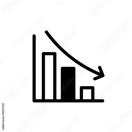 Descending Graph Icon